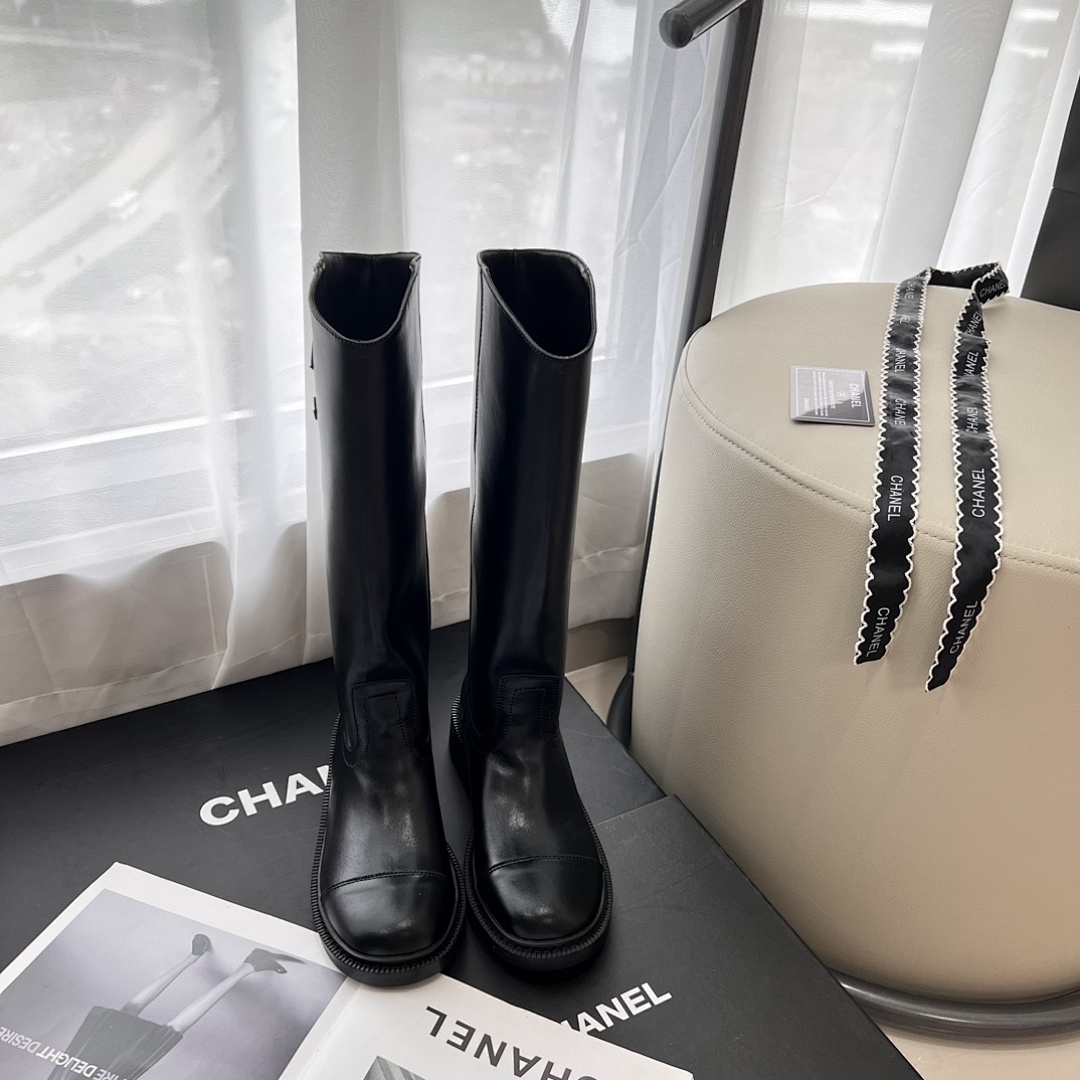 Chanel CC Riding Boots · Y60C — תמונה 13