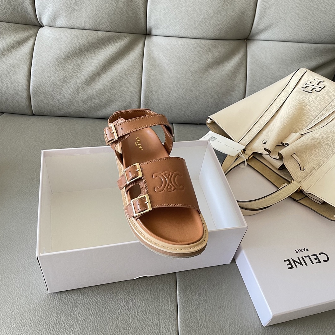 CELINE Maud Sandal Triomphe · Y166C — תמונה 6