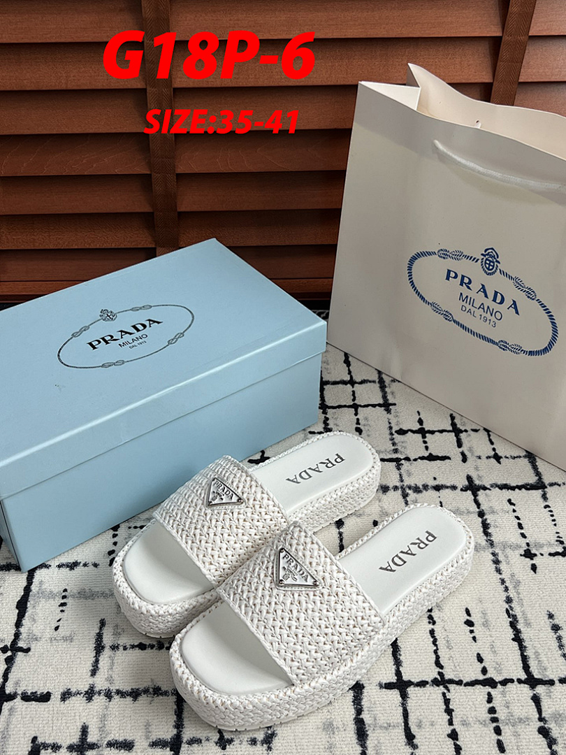 Prada Triangle Logo Slide Sandal · G18P — תמונה 16