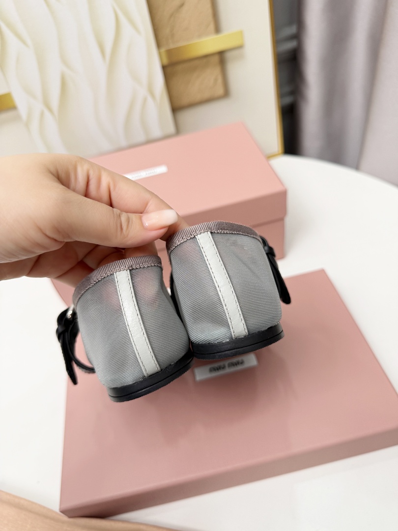 Miu Miu Mesh Buckle Mary-Jane Ballerina · Y96K — תמונה 10
