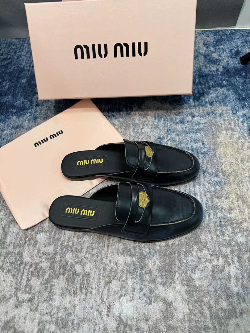 Miu Miu Penny Loafer Mules · W7E8 — תמונה 7