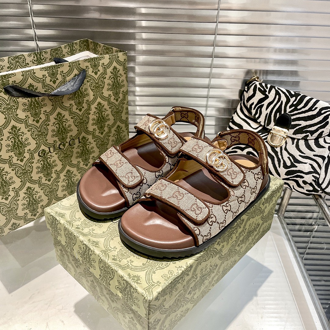 Gucci GG Denim Slide Sandal · Y163G — תמונה 10