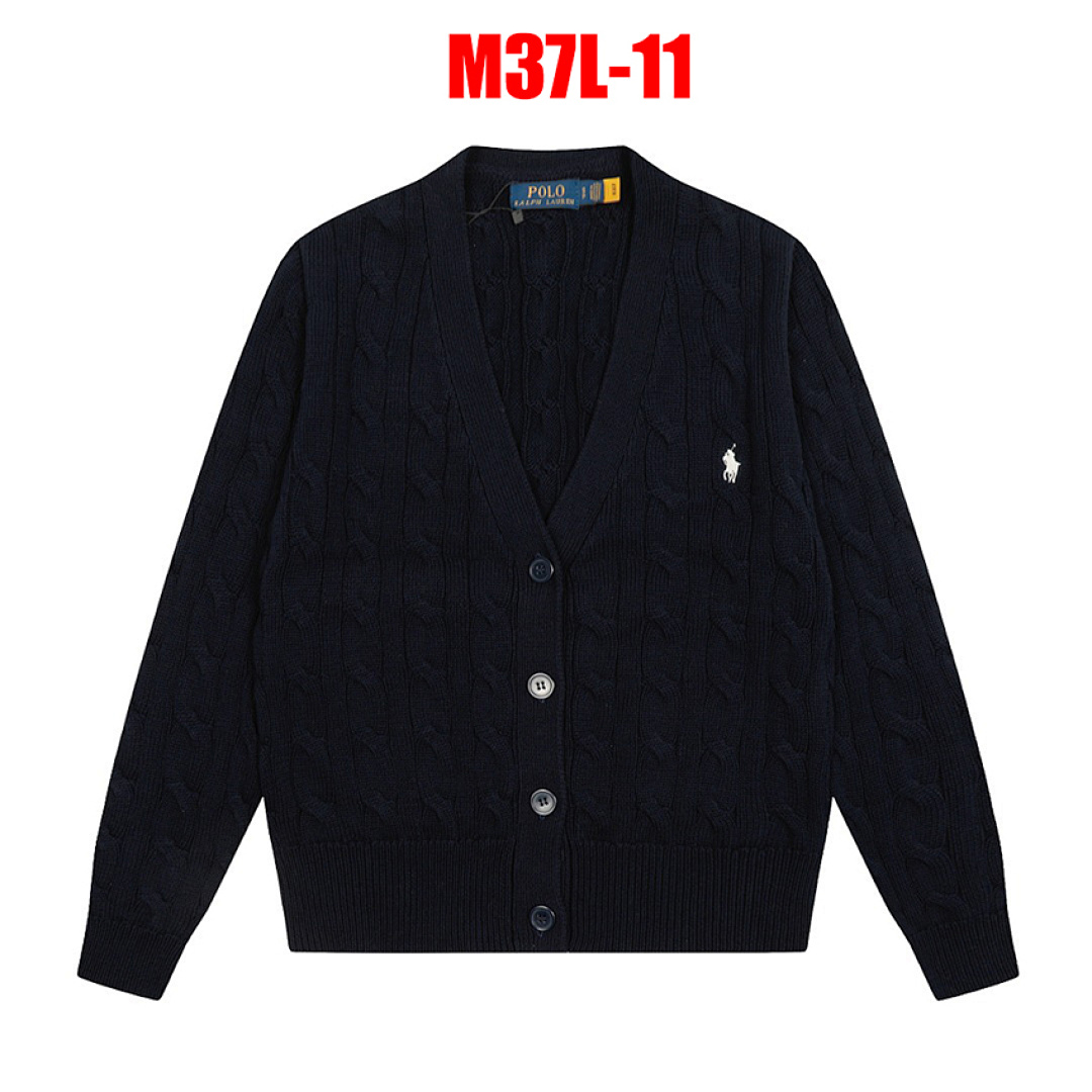 Polo Ralph Lauren Cable-Knit Wool-Cashmere Cardigan · M37L — תמונה 3
