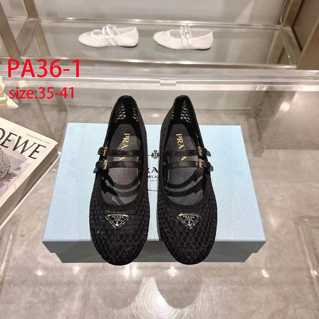 Prada Mary Jane Mesh Ballerina · PA36 — תמונה 5