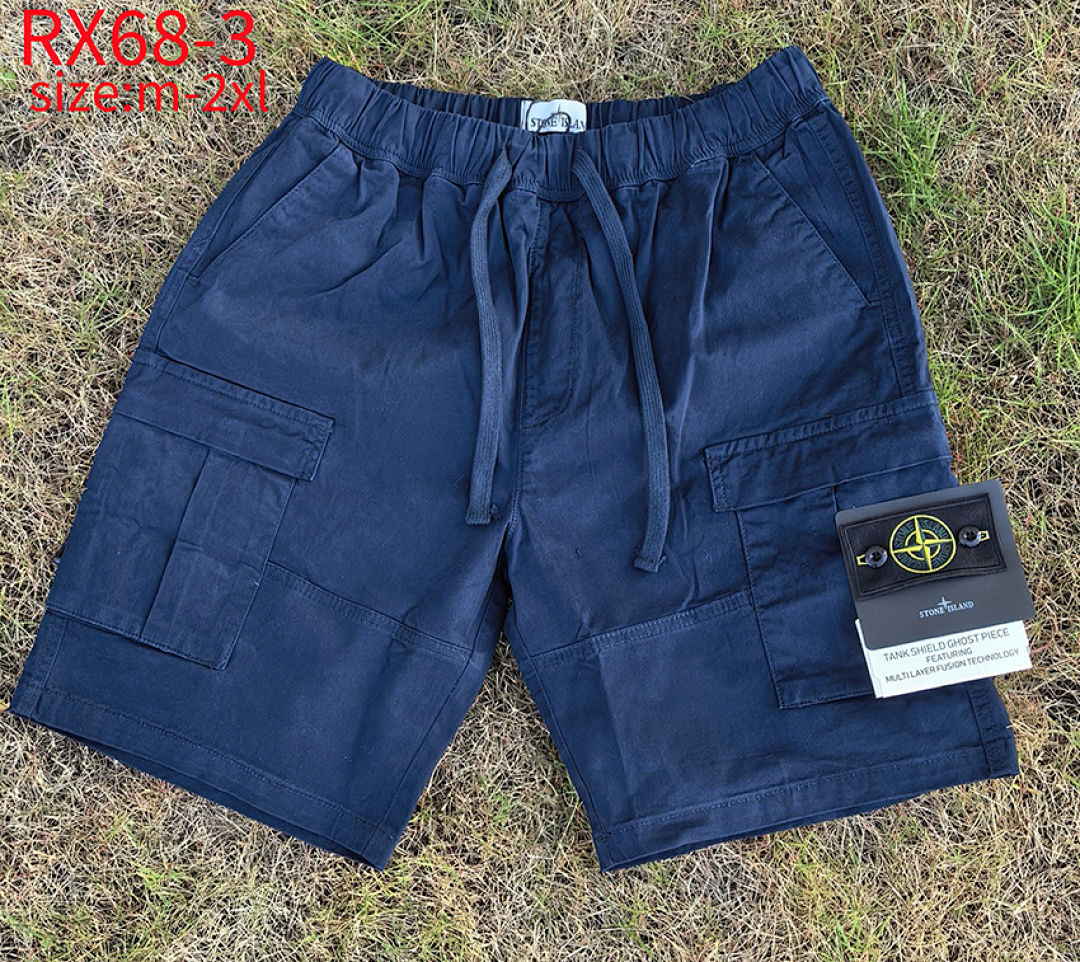 Stone Island — מכנסי ברמודה קארגו · RX68 — תמונה 4