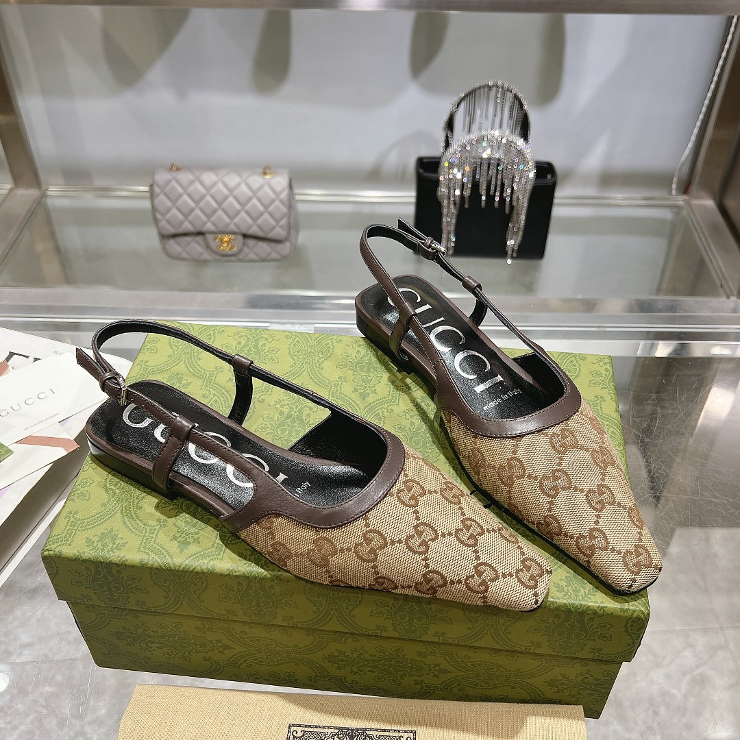 Gucci GG Canvas Slingback · SSS9 — תמונה 8