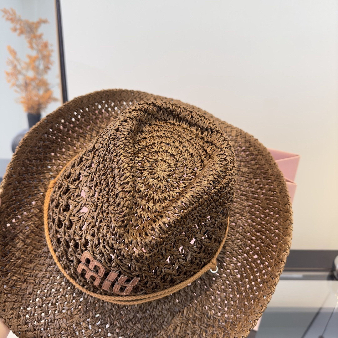 Miu Miu Woven Cowboy Hat · KSU6 — תמונה 3