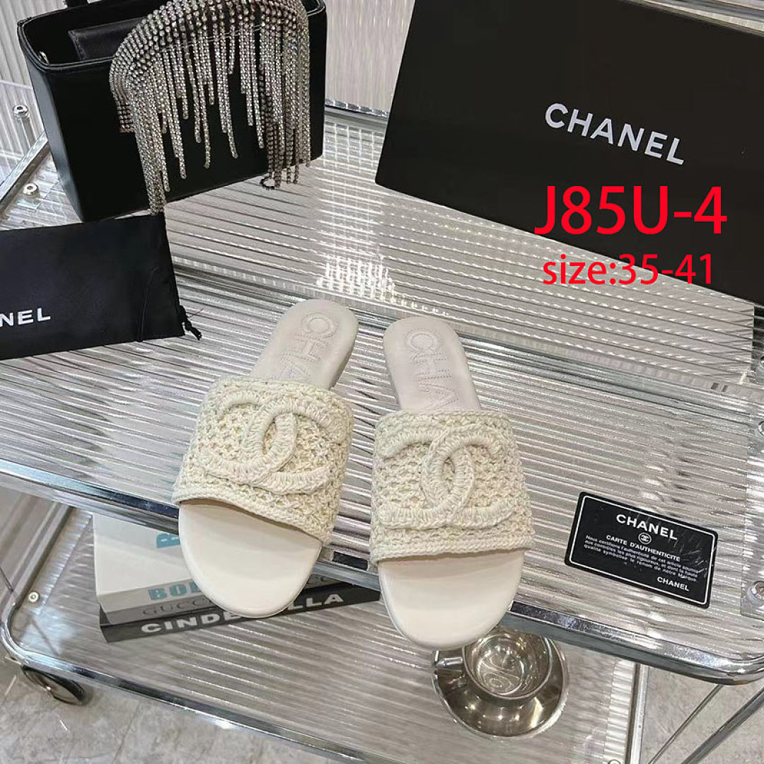 Chanel Crochet CC Mules · J85U — תמונה 3