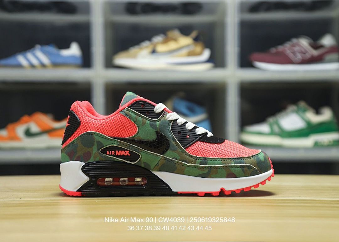 Nike Air Max 90 Leopard Pink · M58K — תמונה 9