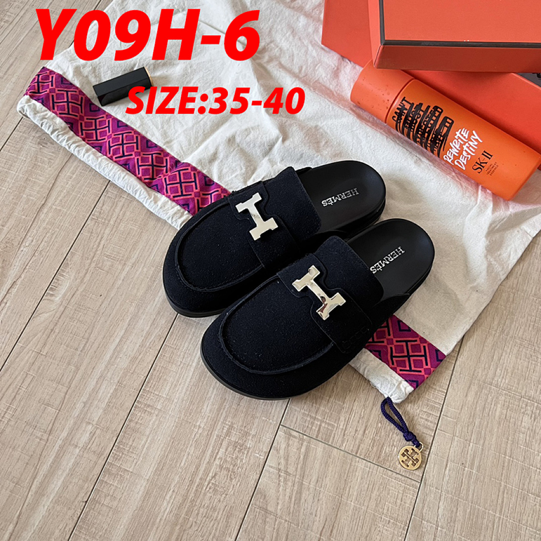 Hermès — נעלי בית · Y09H — תמונה 18
