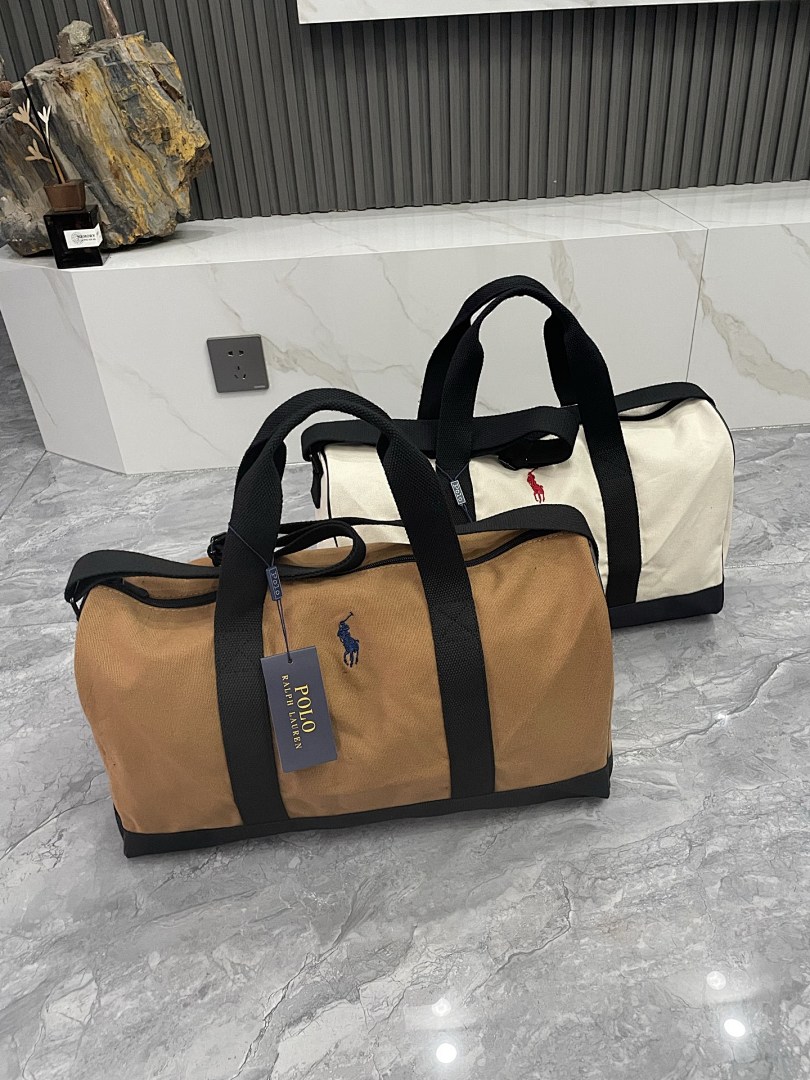 Ralph Lauren Canvas Big Pony Duffel Bag · KF32