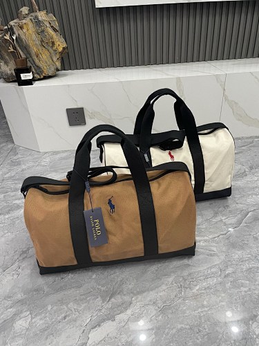 Ralph Lauren Canvas Big Pony Duffel Bag · KF32