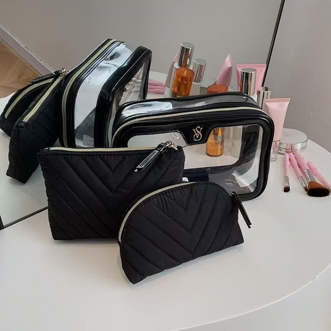 Victoria's Secret Iconic Stripe Pink Travel Trio · WV67261 — תמונה 3