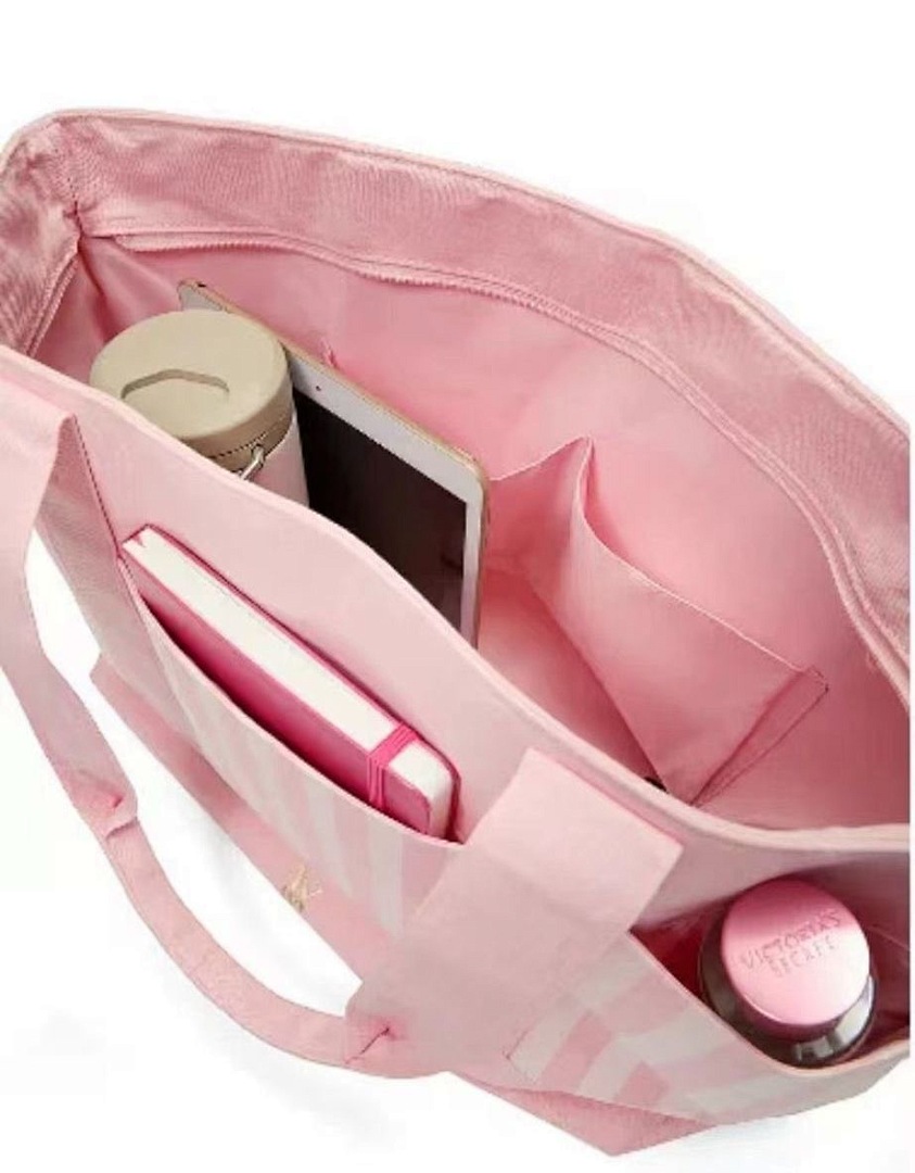 Victoria's Secret Signature Canvas Tote Bag · WV52193 — תמונה 2