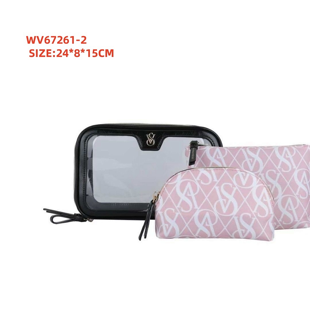 Victoria's Secret Iconic Stripe Pink Travel Trio · WV67261 — תמונה 14
