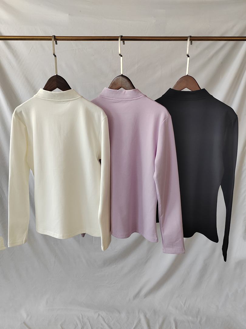 A3489 Alo women top long sleeve open collar — תמונה 6