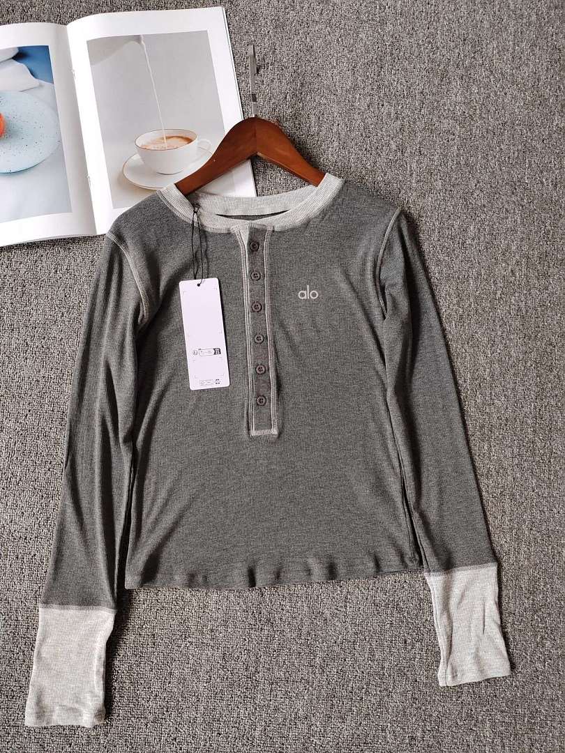 A3486 Alo women yuga buttom shirt — תמונה 13