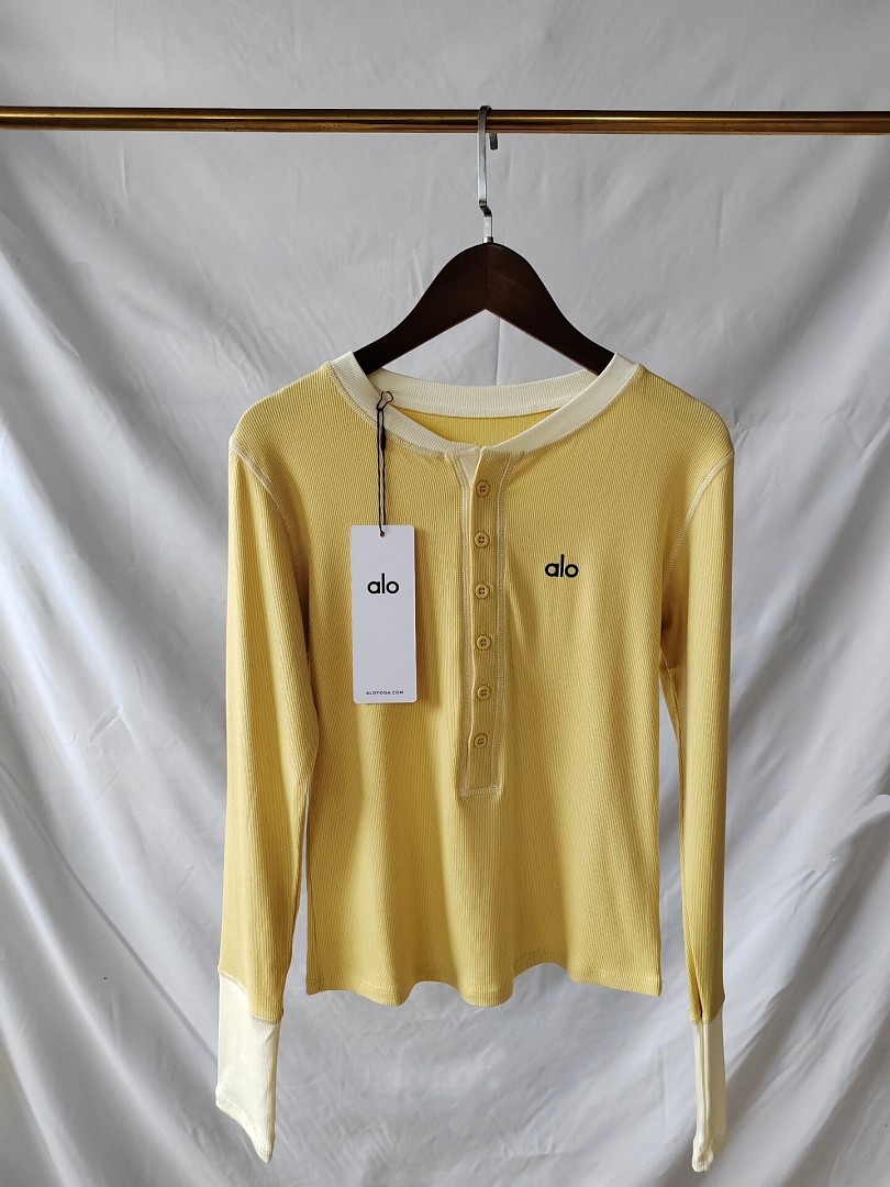 A3486 Alo women yuga buttom shirt — תמונה 17