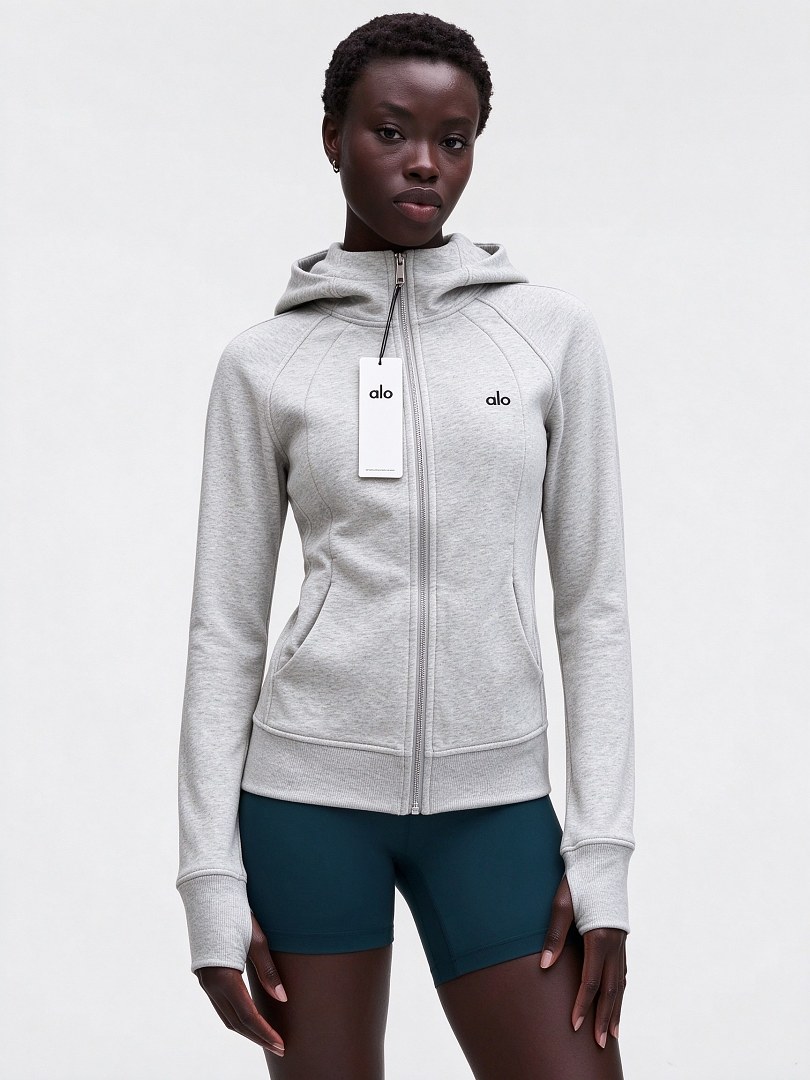 A3488 Alo women slim hoodie sweatshirt