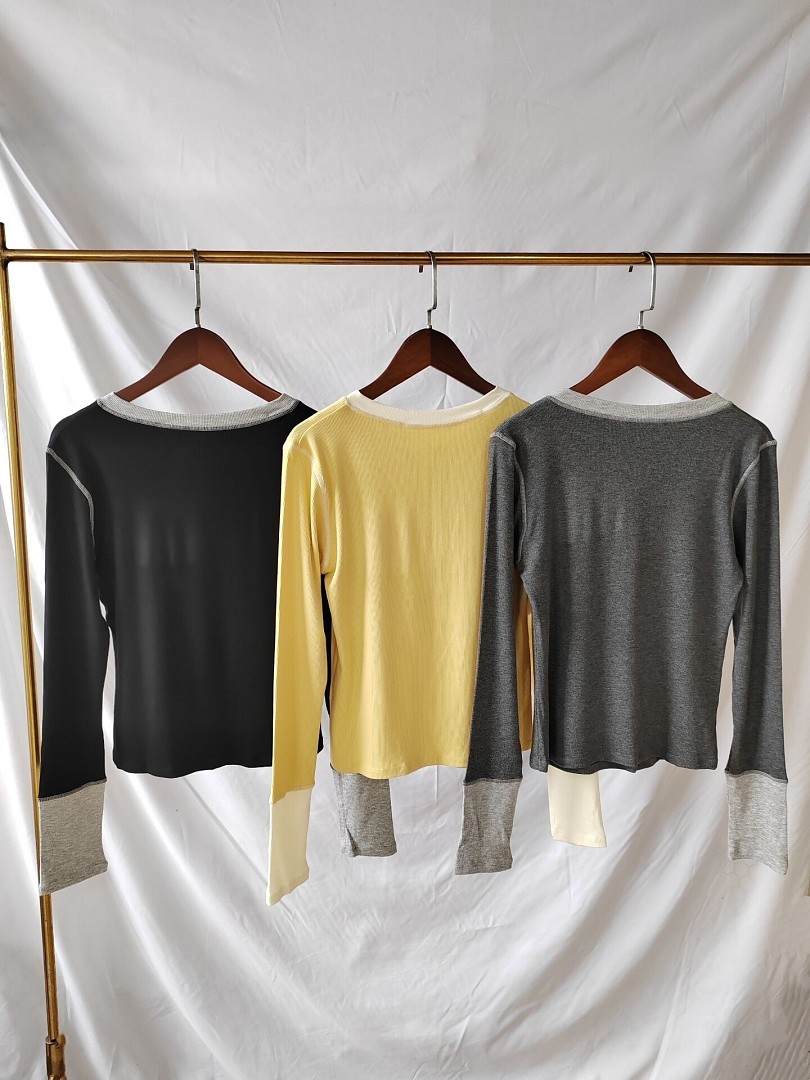 A3486 Alo women yuga buttom shirt — תמונה 18