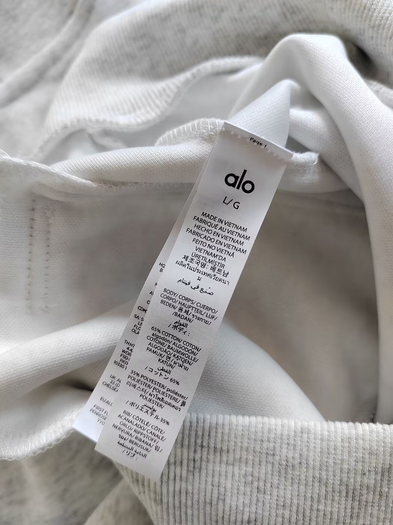 A3490 Alo women hoodie sweatshirt — תמונה 6