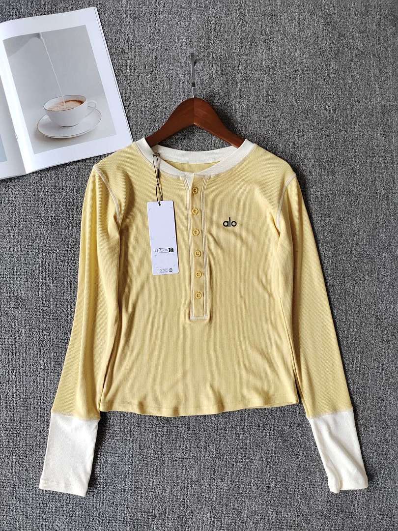 A3486 Alo women yuga buttom shirt — תמונה 12