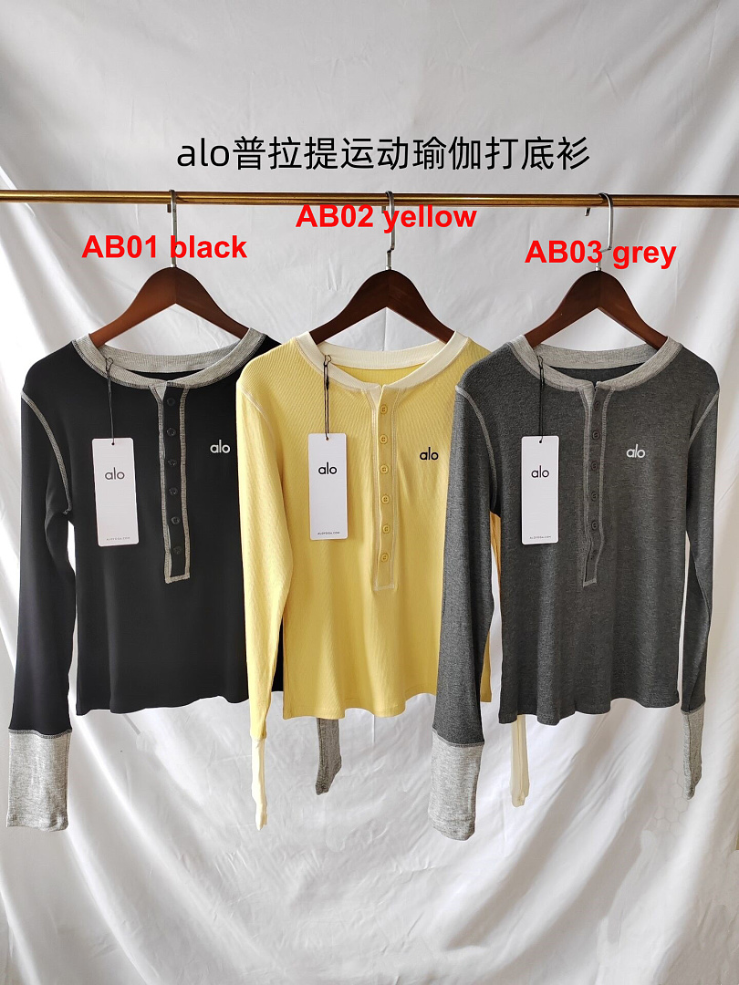 A3486 Alo women yuga buttom shirt
