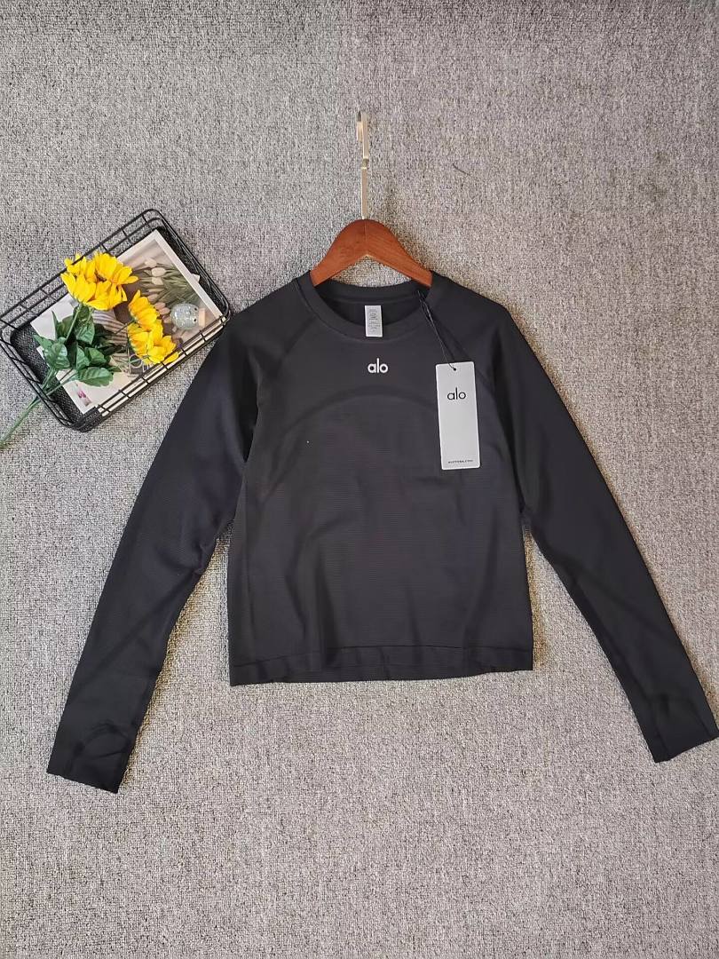 A3487 Alo women sports t-shirt long sleeve — תמונה 12