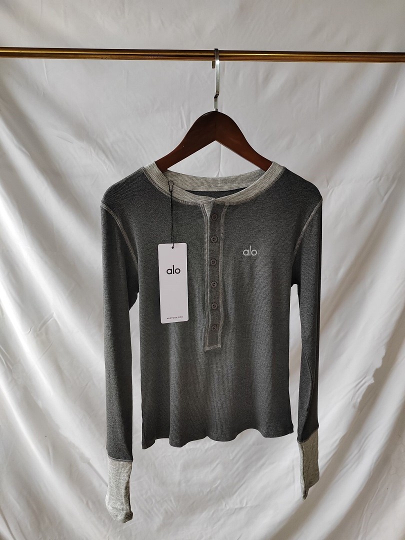 A3486 Alo women yuga buttom shirt — תמונה 15