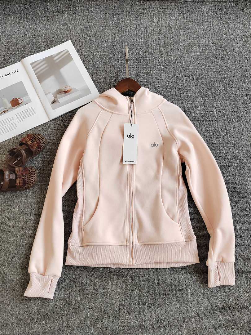 A3488 Alo women slim hoodie sweatshirt — תמונה 11