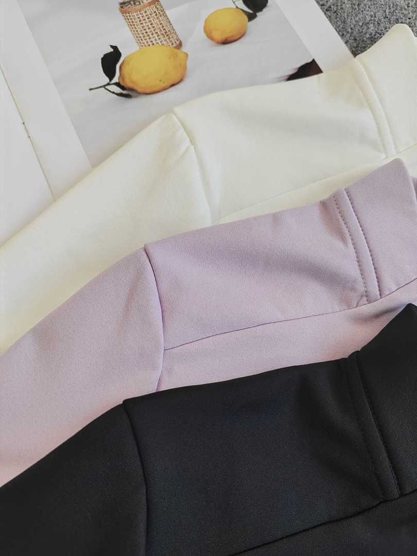 A3489 Alo women top long sleeve open collar — תמונה 4