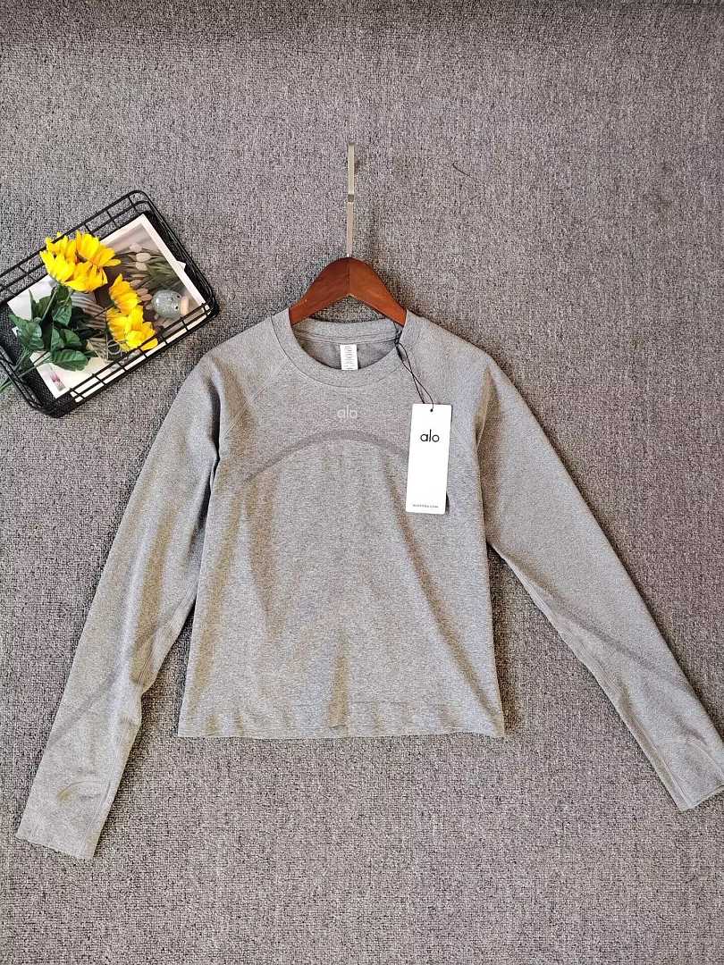 A3487 Alo women sports t-shirt long sleeve — תמונה 10