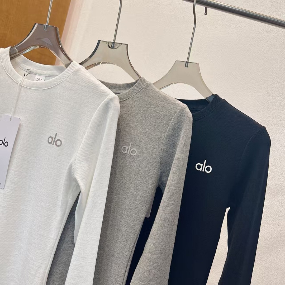 Alo Ribbed Modal Long Sleeve · A2625 — תמונה 8