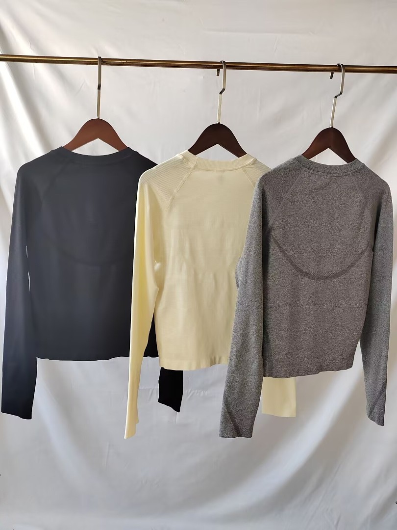 A3487 Alo women sports t-shirt long sleeve — תמונה 18