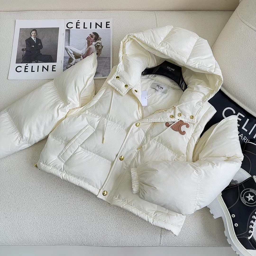 Celine Triomphe Cropped Down Jacket · 4750 — תמונה 13