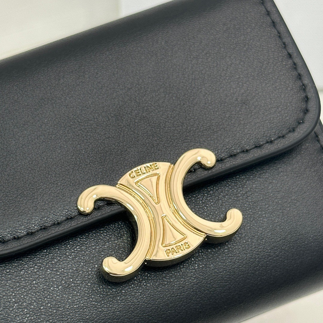 CELINE Triomphe Small Flap Wallet · 5485 — תמונה 10