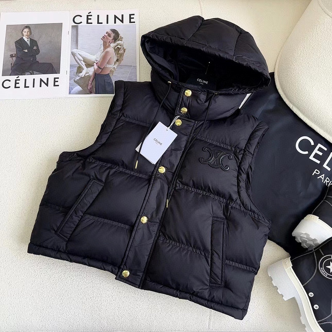 Celine Triomphe Cropped Down Jacket · 4750 — תמונה 17