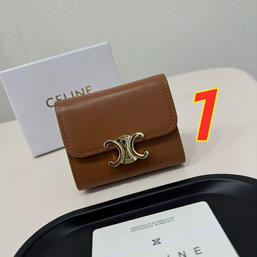 CELINE Triomphe Small Flap Wallet · 5485