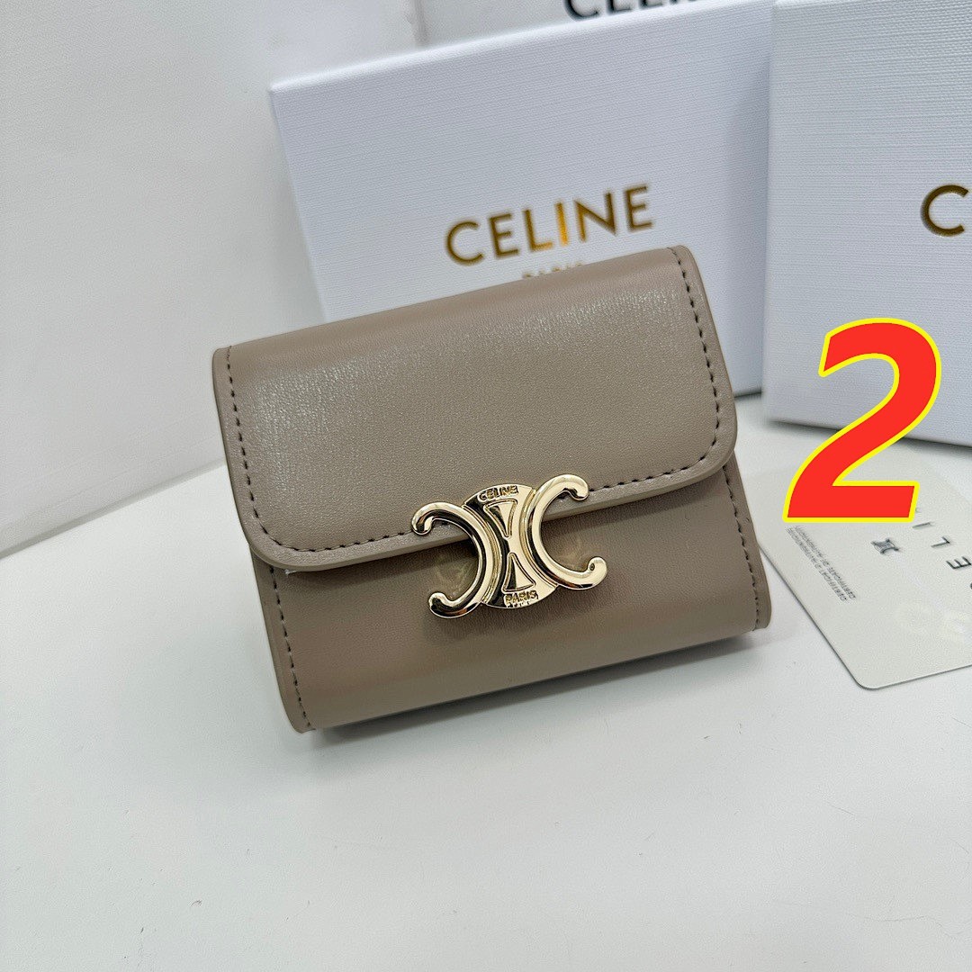 CELINE Triomphe Small Flap Wallet · 5485 — תמונה 2