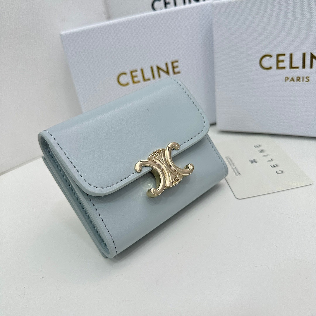 CELINE Triomphe Small Flap Wallet · 5485 — תמונה 20