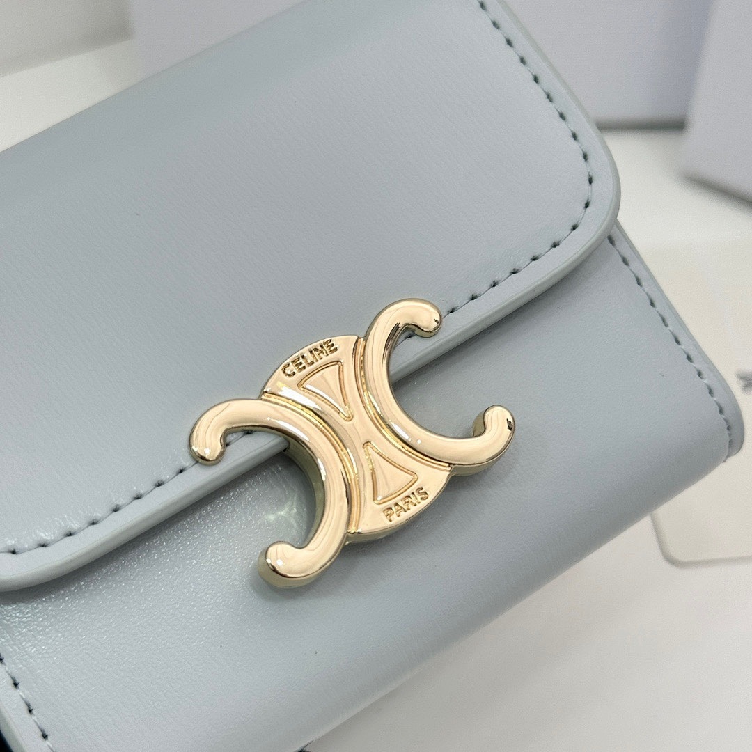 CELINE Triomphe Small Flap Wallet · 5485 — תמונה 21