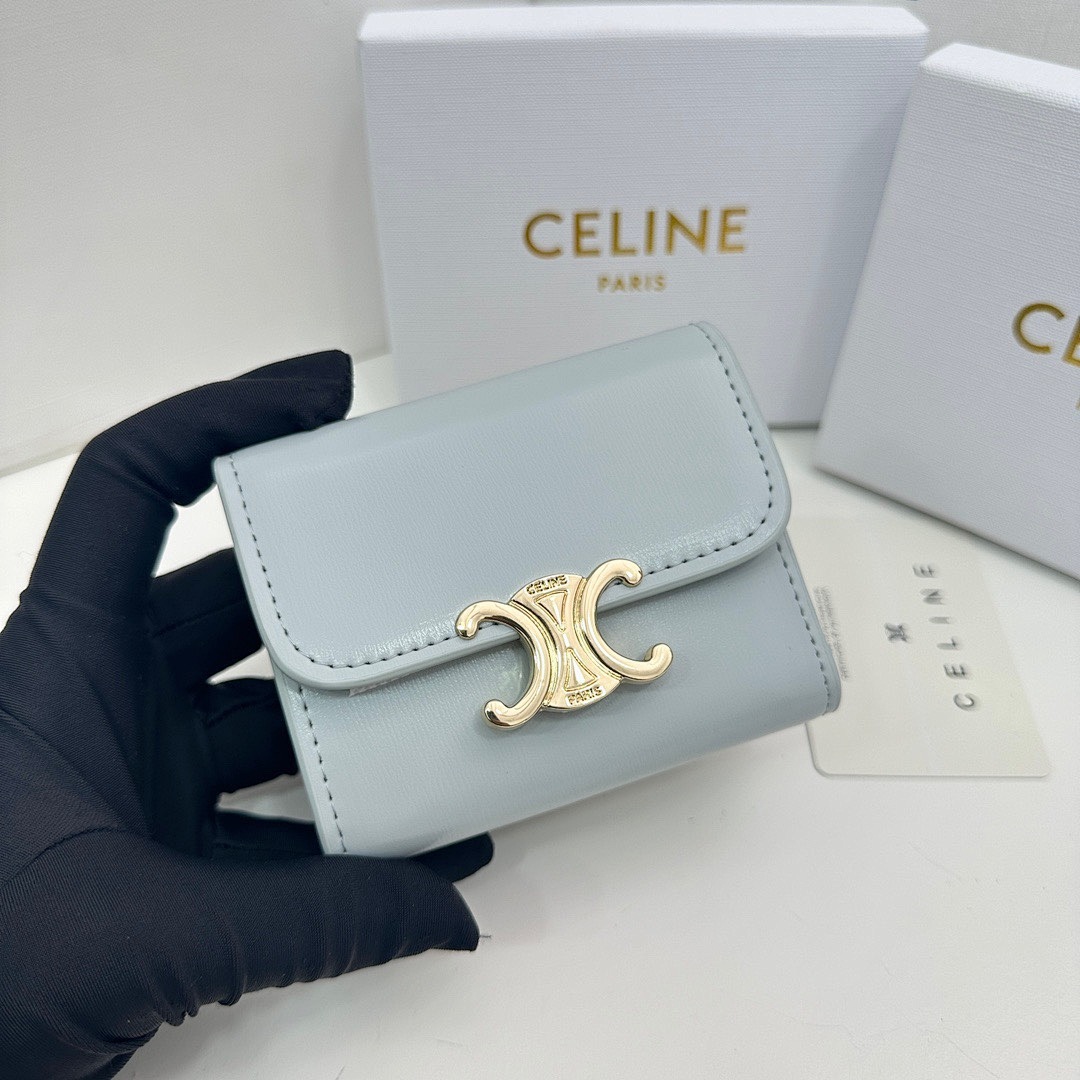 CELINE Triomphe Small Flap Wallet · 5485 — תמונה 19