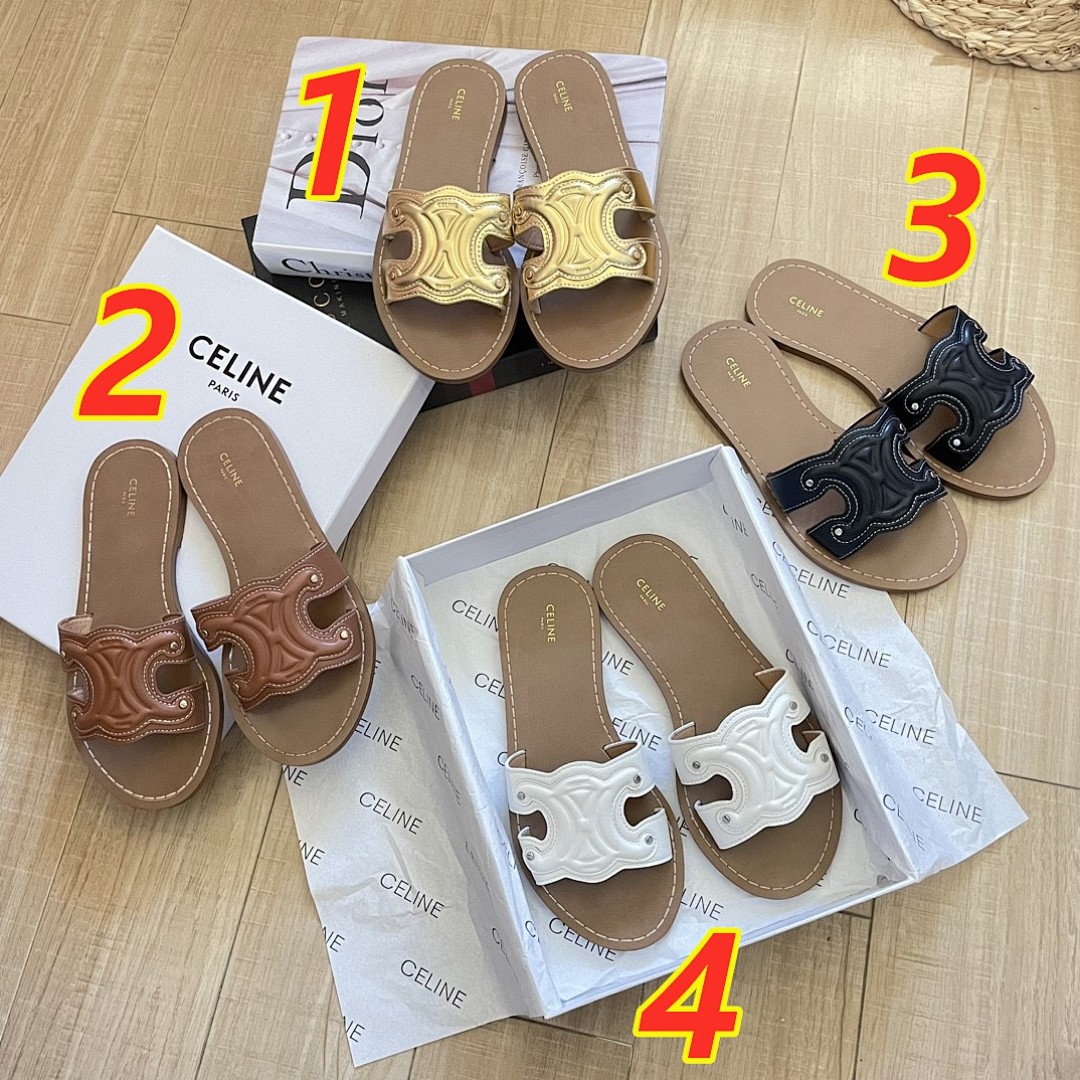 Celine Marina Triomphe Mule · 5243