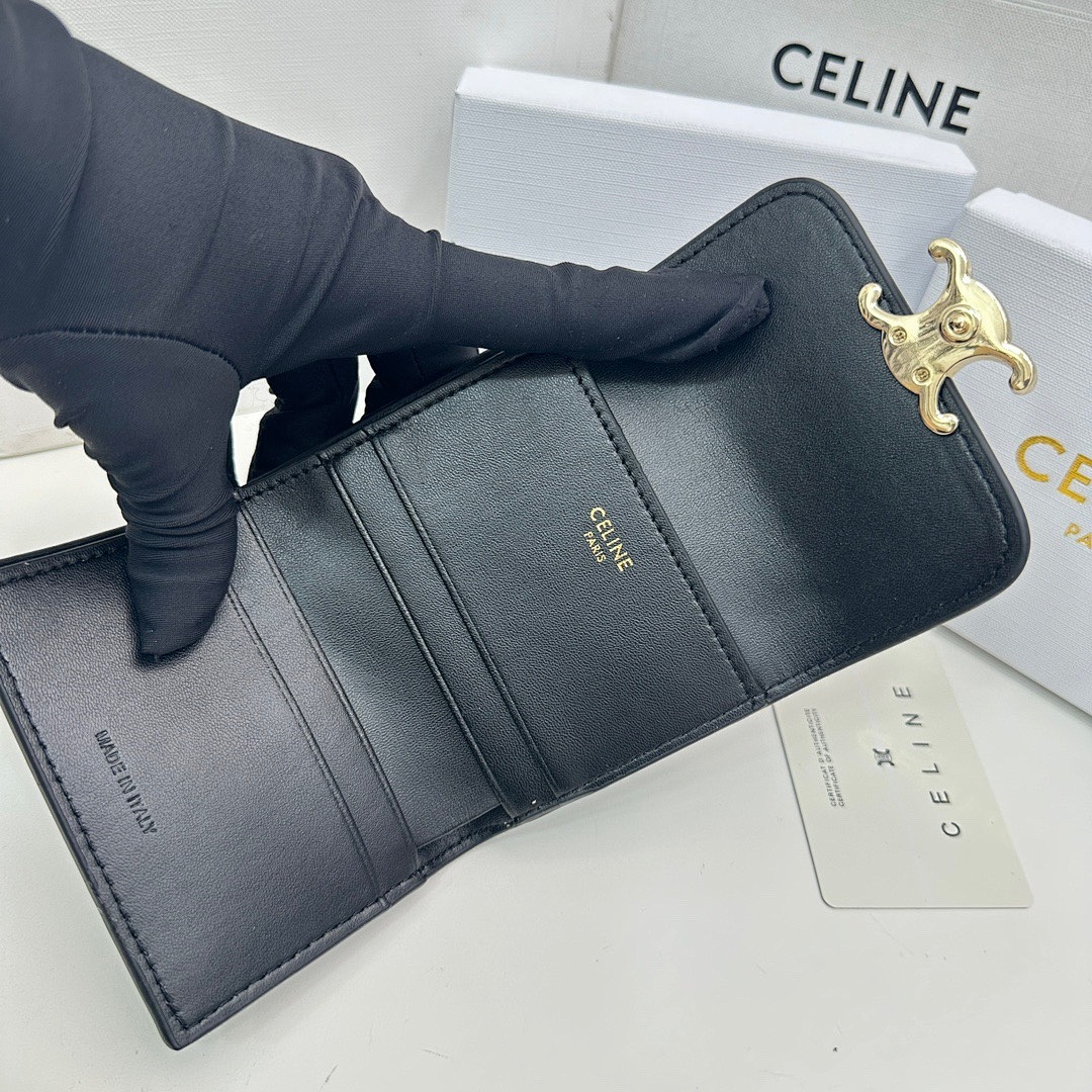 CELINE Triomphe Small Flap Wallet · 5485 — תמונה 7
