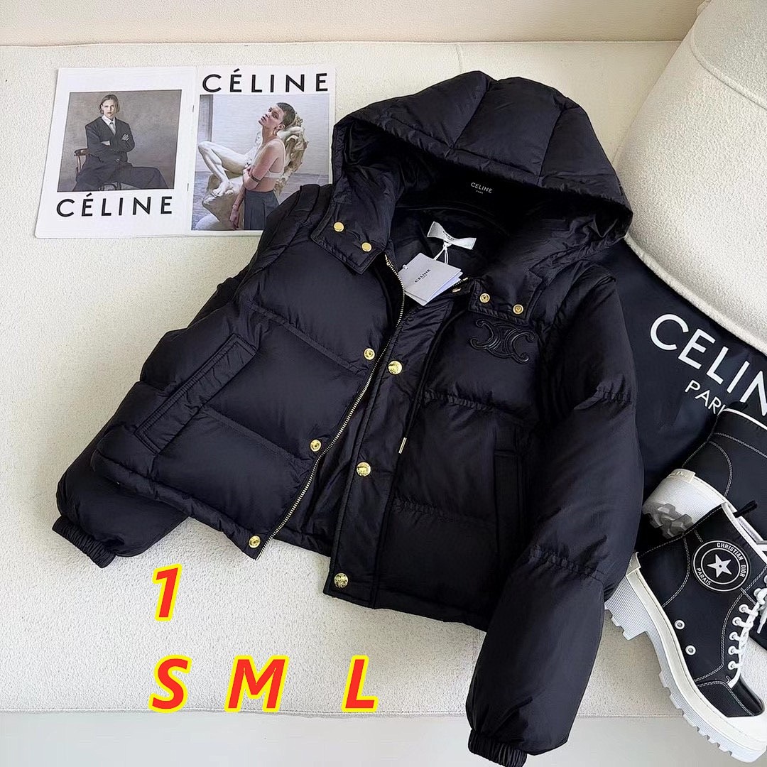 Celine Triomphe Cropped Down Jacket · 4750 — תמונה 4