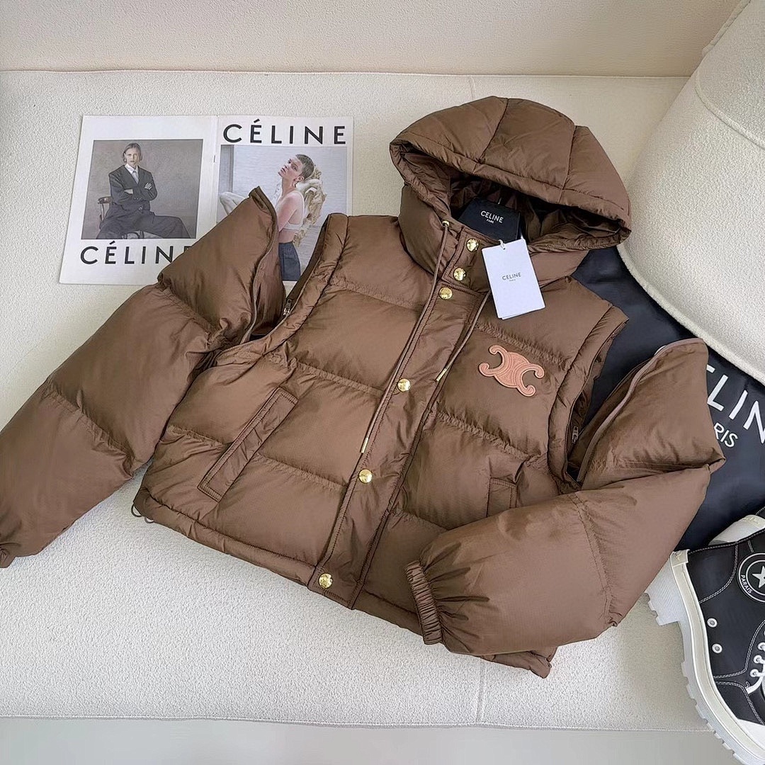 Celine Triomphe Cropped Down Jacket · 4750 — תמונה 9