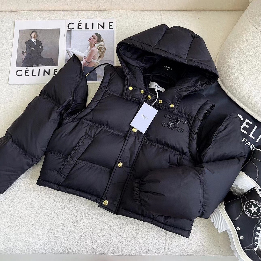 Celine Triomphe Cropped Down Jacket · 4750 — תמונה 16