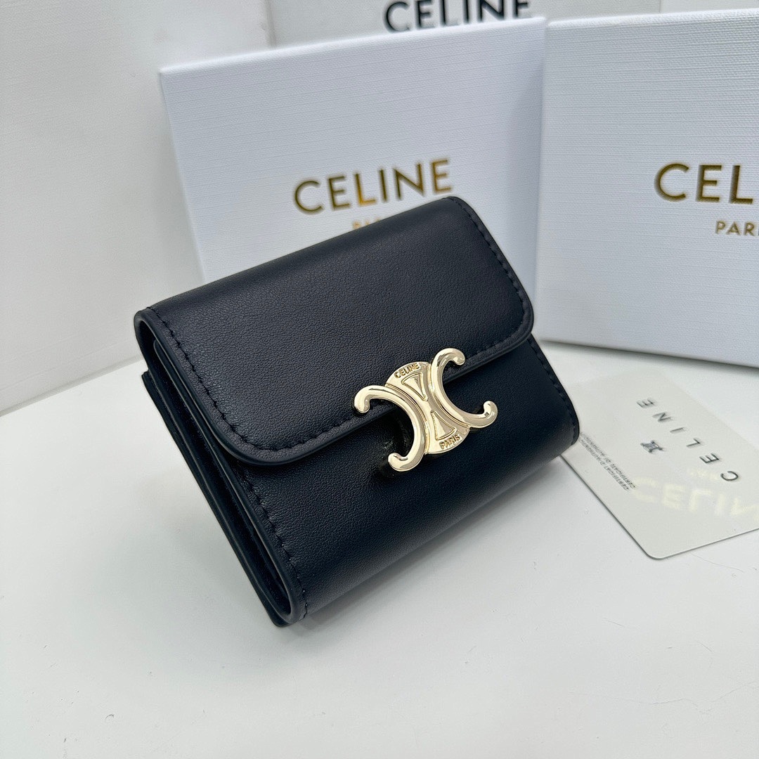 CELINE Triomphe Small Flap Wallet · 5485 — תמונה 9