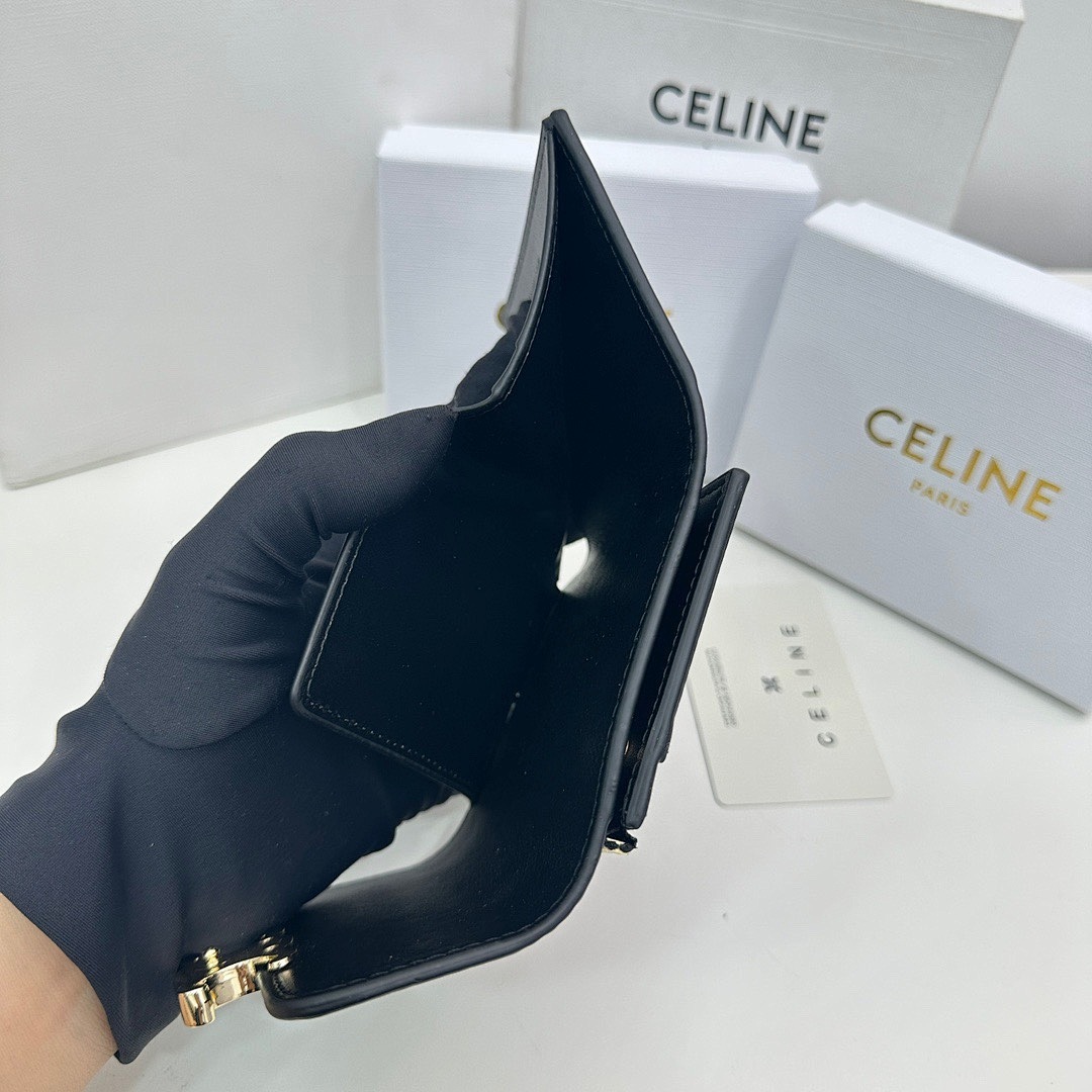 CELINE Triomphe Small Flap Wallet · 5485 — תמונה 6