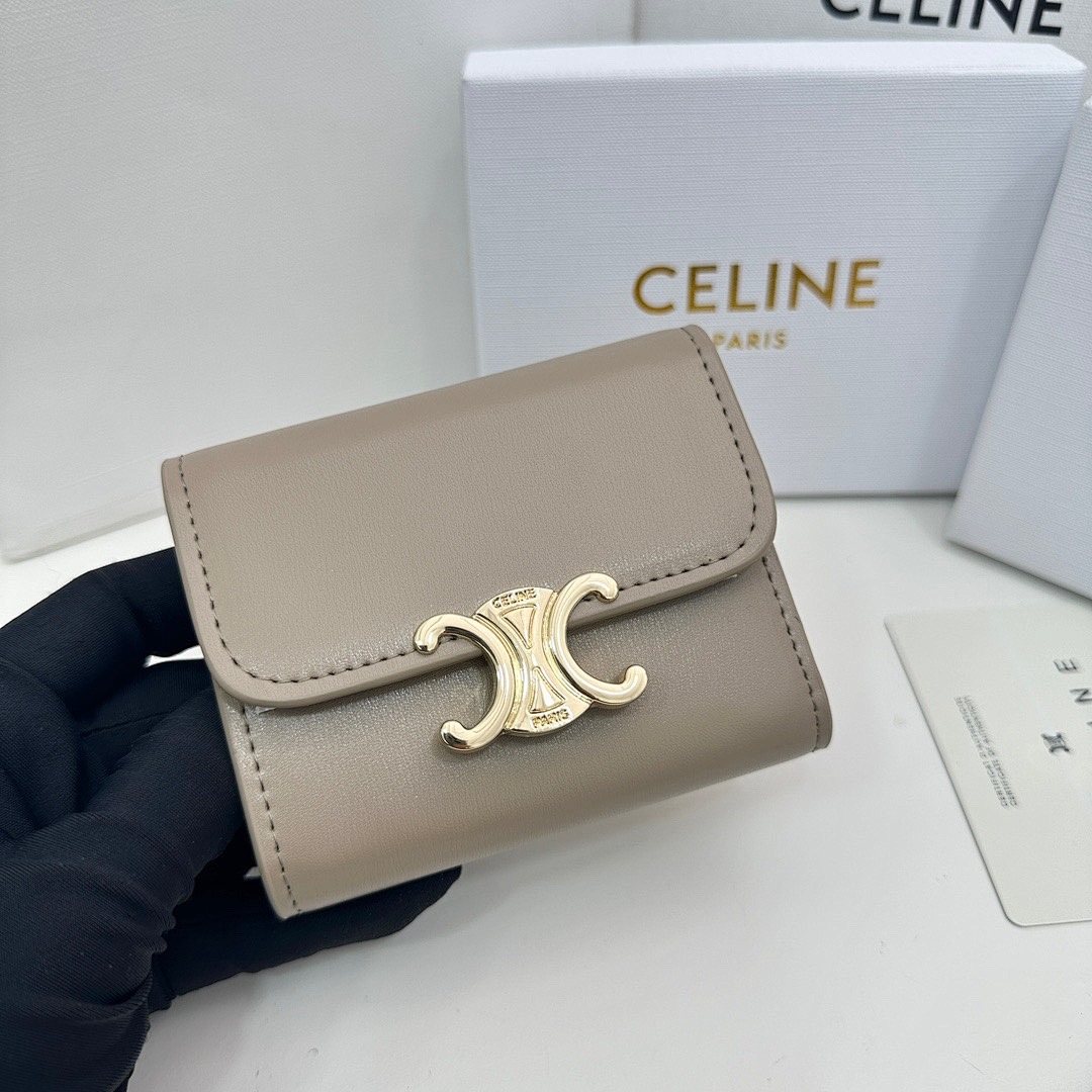 CELINE Triomphe Small Flap Wallet · 5485 — תמונה 23